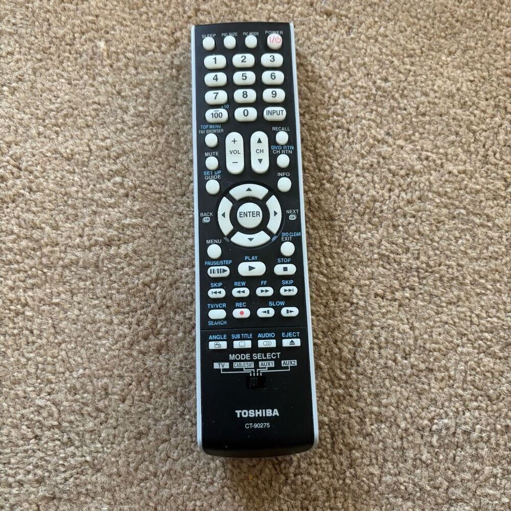 Toshiba CT-90275 Remote Control *Works*